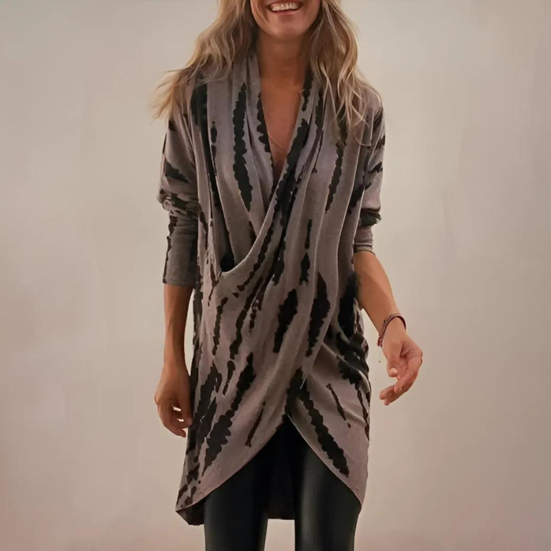 Sofia - Luxe V-neck Tunic with Loose Fit