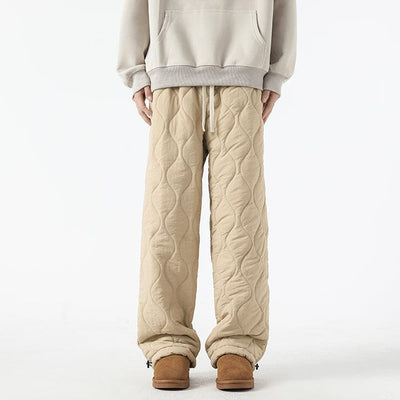 Unisex Fleece Flow Quilted Pants