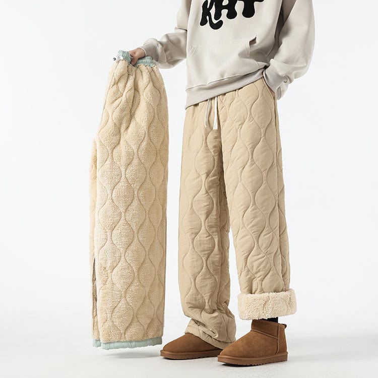 Unisex Fleece Flow Quilted Pants