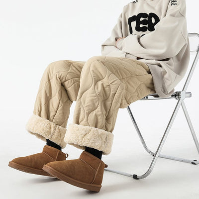 Unisex Fleece Flow Quilted Pants