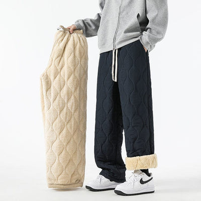 Unisex Fleece Flow Quilted Pants