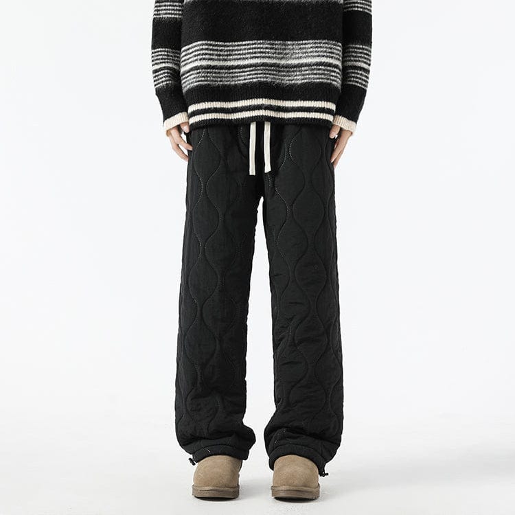 Unisex Fleece Flow Quilted Pants