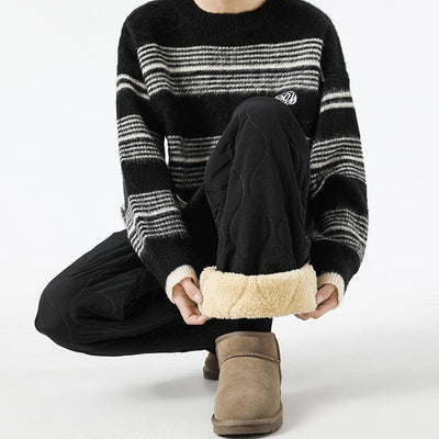 Unisex Fleece Flow Quilted Pants