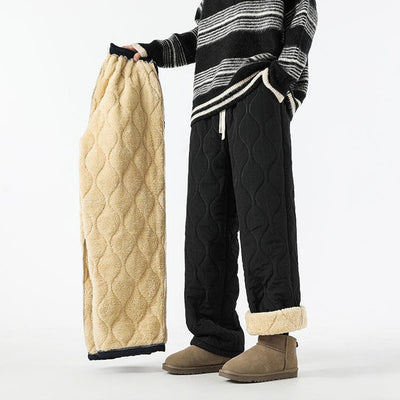 Unisex Fleece Flow Quilted Pants