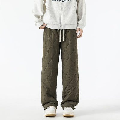 Unisex Fleece Flow Quilted Pants