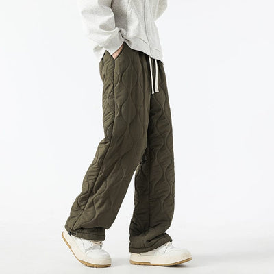 Unisex Fleece Flow Quilted Pants