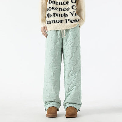 Unisex Fleece Flow Quilted Pants