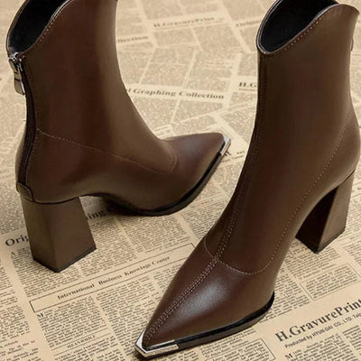 Sierra Chrome Tip Chelsea Boots