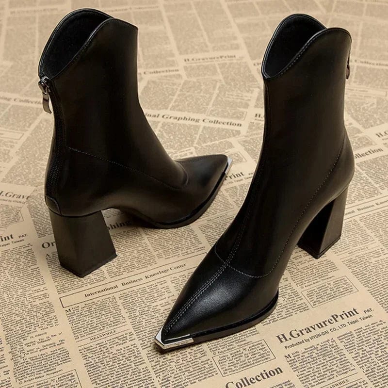 Sierra Chrome Tip Chelsea Boots