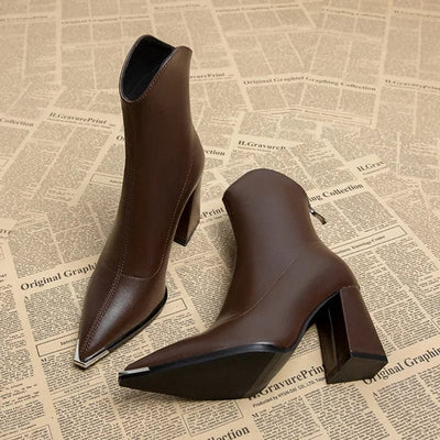 Sierra Chrome Tip Chelsea Boots