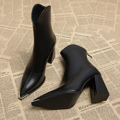 Sierra Chrome Tip Chelsea Boots