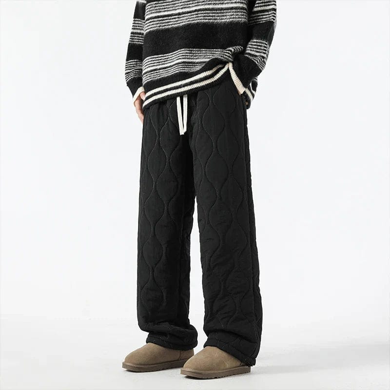 Unisex Fleece Flow Quilted Pants