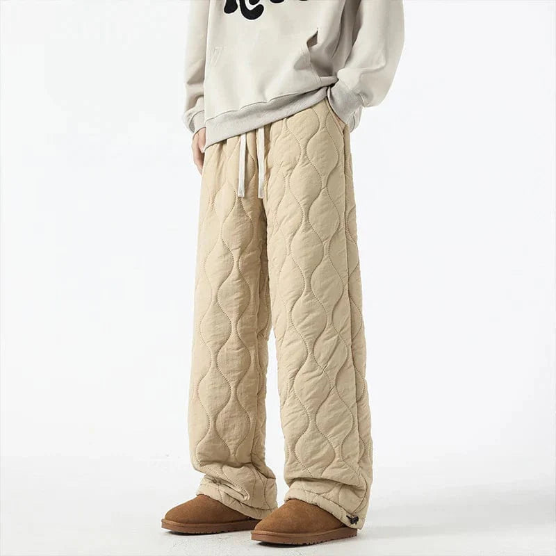 Unisex Fleece Flow Quilted Pants