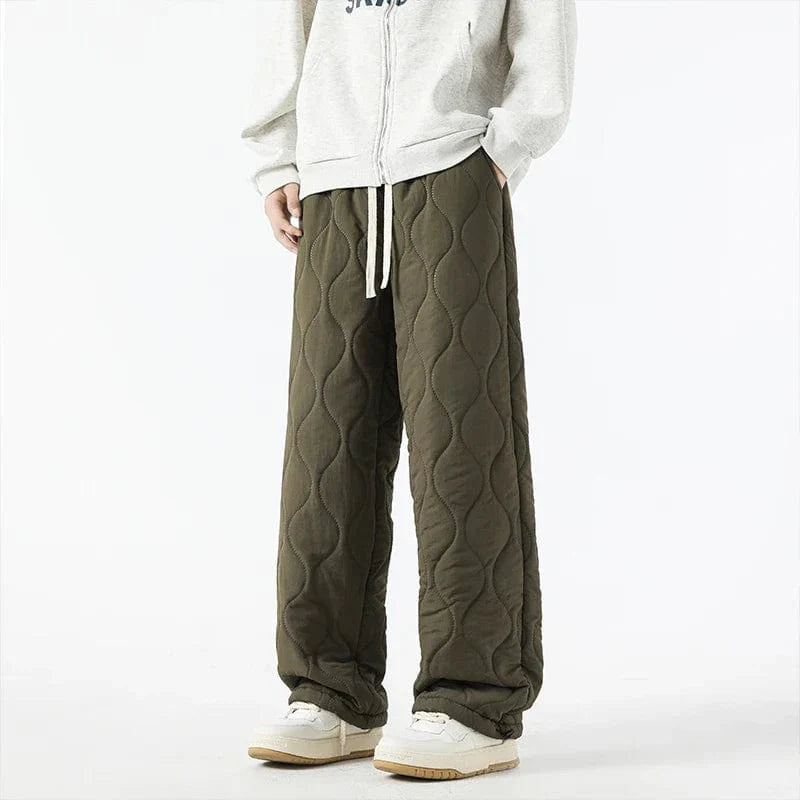 Unisex Fleece Flow Quilted Pants