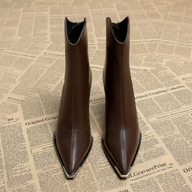 Sierra Chrome Tip Chelsea Boots